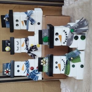 New, Snowpeople, Handmade